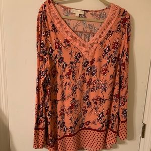 Suzanne Betro, Tunic, Nice fall colors, Large